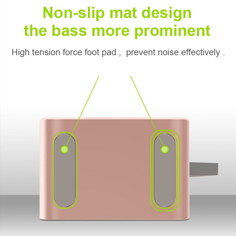 EWA A105 High Hidelity Bluetooth Speaker, Small Size High  Power Bass, TWS Bluetooth Technology Support TF(Rose Gold) - free shipping - PMC Jewellery - Order now!