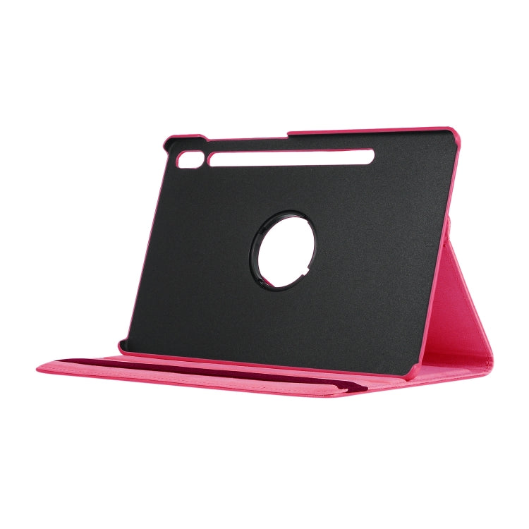 ENKAY 360 Degree Rotation Lichi Texture Leather Case with Holder for Samsung Galaxy Tab S6 10.5 T860 / T865(Rose Red) - free shipping - PMc TechLife - Order now!