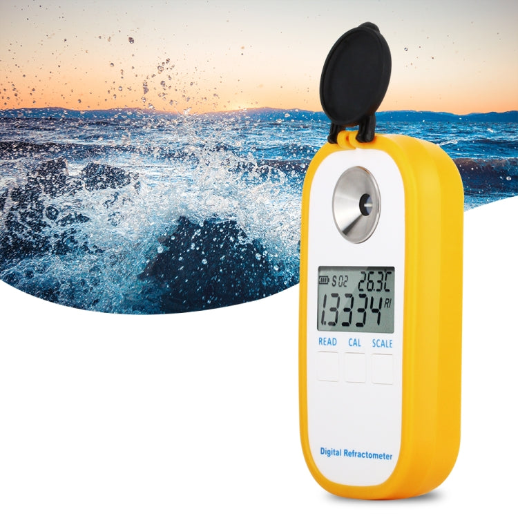 DR202 Digital Sea Water Refractometer Seawater Salinity Meter Specific Gravity Range 0���100��� Chlorinity 0~57��� Refractometer - Digital Refractometer by PMC TechLife | Online Shopping South Africa | PMC TechLife | Buy Now Pay Later Mobicred