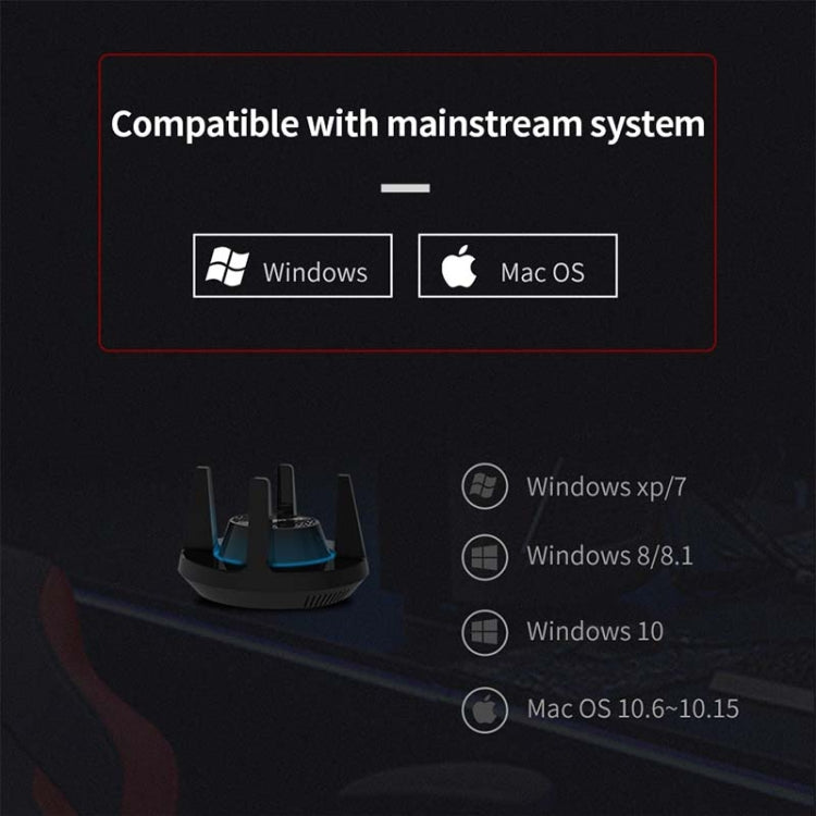 Comfast CF-958AC High Power PA Wifi Adapter 1900Mbps Gigabit E-Sports Network Card 2.4Ghz+5.8Ghz USB 3.0 PC Lan Dongle Receiver - free shipping - PMC Jewellery - Order now!