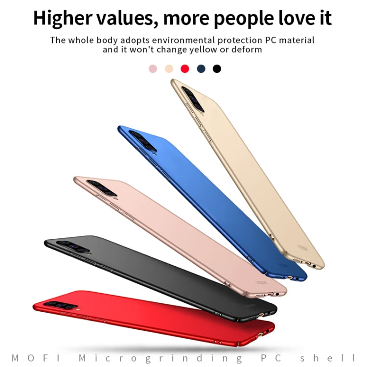 For Galaxy A70 MOFI Frosted PC Ultra-thin Hard Case(Blue) - Galaxy Phone Cases by MOFI | Online Shopping South Africa | PMC TechLife | Buy Now Pay Later Mobicred