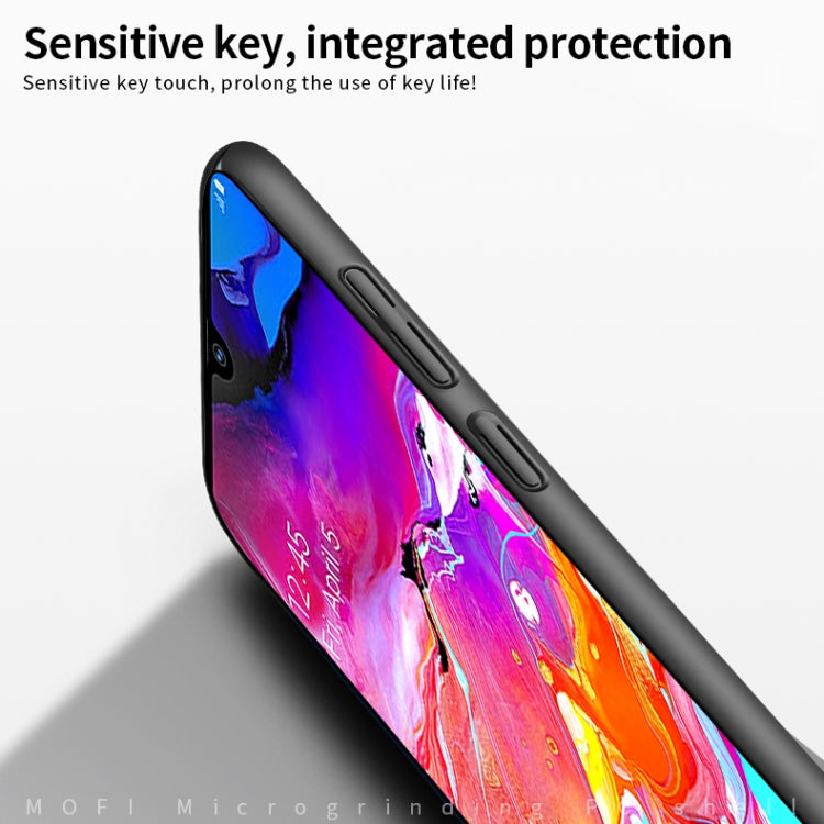 For Galaxy A70 MOFI Frosted PC Ultra-thin Hard Case(Blue) - Galaxy Phone Cases by MOFI | Online Shopping South Africa | PMC TechLife | Buy Now Pay Later Mobicred