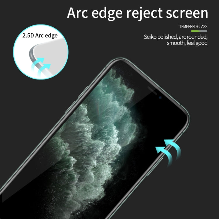 For iPhone 11 Pro Max   MOFI 9H 2.5D Full Screen Tempered Glass Film(Black) - iPhone 11 Pro Max Tempered Glass by MOFI | Online Shopping South Africa | PMC TechLife | Buy Now Pay Later Mobicred