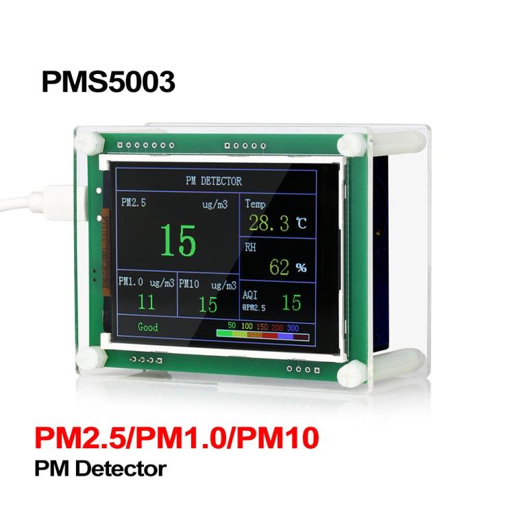 PMS5003  Car PM2.5 Detector Tester Meter Air Quality Monitor Home Car Office Outdoors Gas Thermometer Analysis - Indoor Thermometer by PMC TechLife | Online Shopping South Africa | PMC TechLife