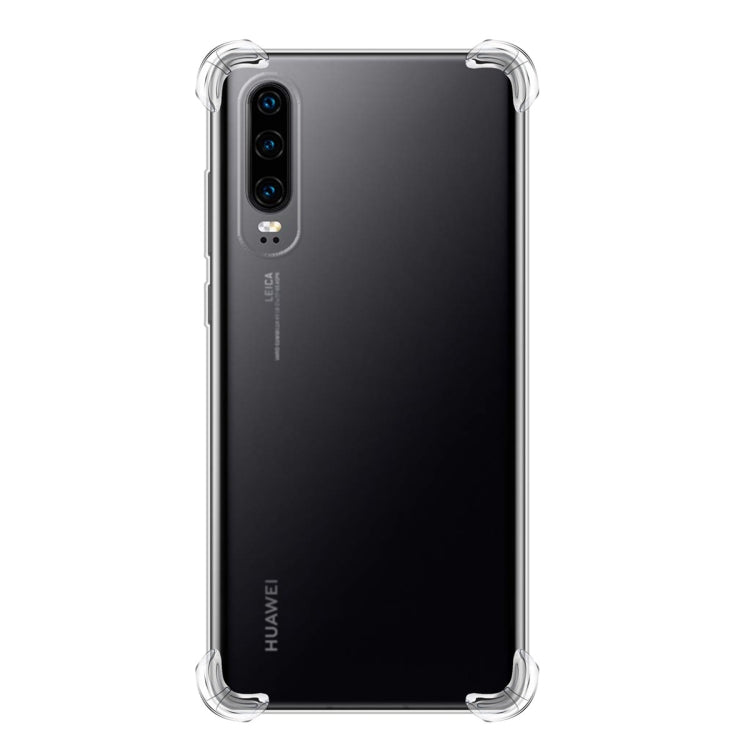 For Huawei P30 Four-Corner Anti-Drop Ultra-Thin Transparent TPU Phone Case(Transparent) - Huawei Cases by PMC TechLife | Online Shopping South Africa | PMC TechLife