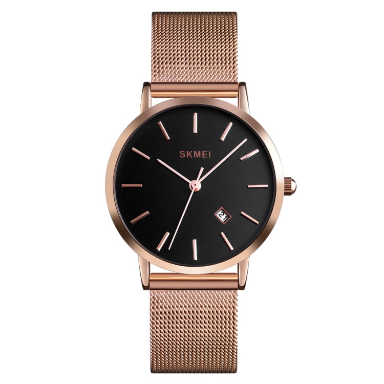 SKMEI 1530 Fashion Europe And America Simple Business Women Wristwatch Elegant Thin Female Student Quartz Watch(Rose Gold) - free shipping - PMC TechLife - Order now!