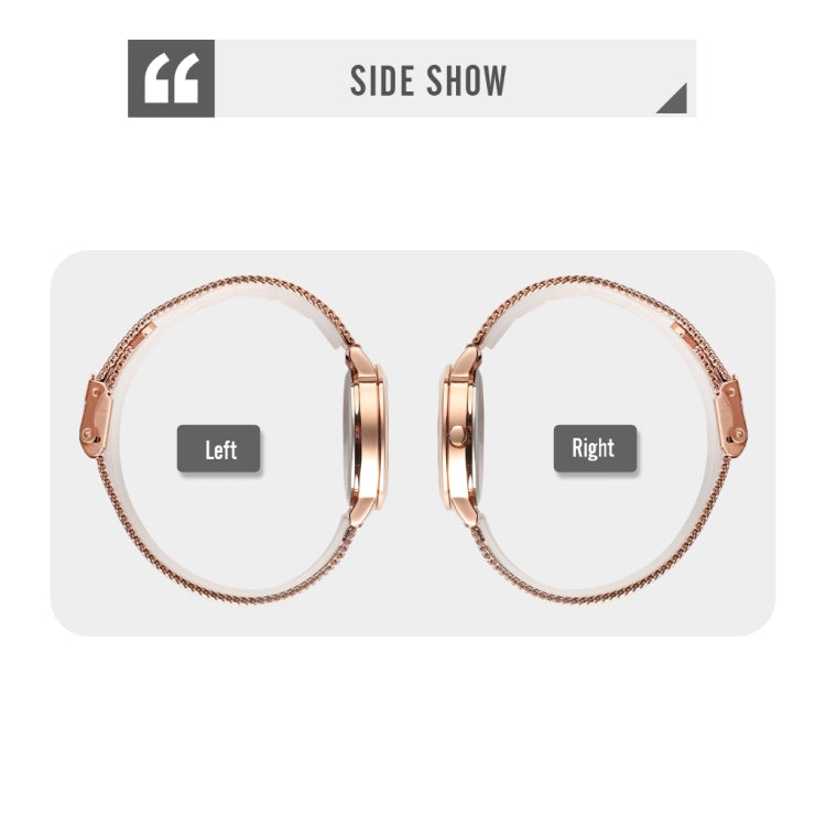 SKMEI 1528 Simple Fashion Lady Watch Casual Netting Scale(Black) - free shipping - PMC TechLife - Order now!