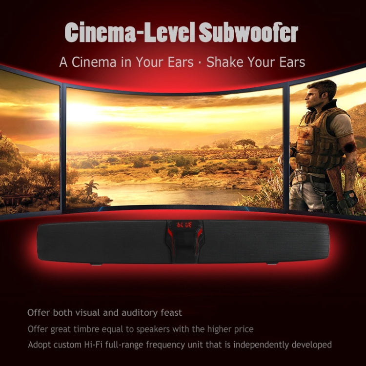 New Rixing NR7017 TWS Portable 10W Stereo Surround Soundbar Bluetooth Speaker with Microphone(Blue) - free shipping - PMC Jewellery - Order now!