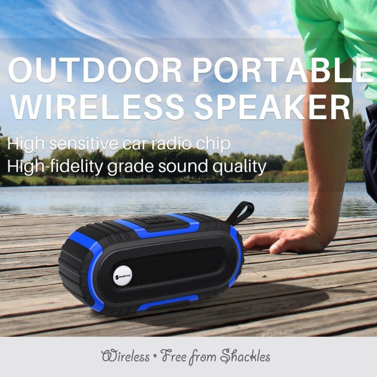 New Rixing NR5016 Wireless Portable Bluetooth Speaker Stereo Sound 10W System Music Subwoofer Column, Support TF Card, FM(Yellow) - free shipping - PMC Jewellery - Order now!