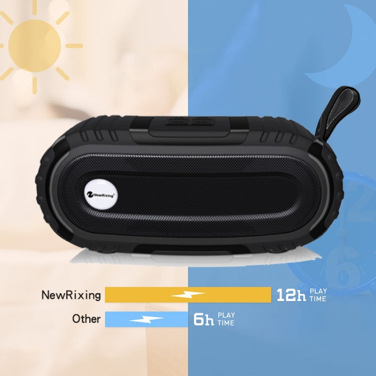 New Rixing NR5016 Wireless Portable Bluetooth Speaker Stereo Sound 10W System Music Subwoofer Column, Support TF Card, FM(Green) - free shipping - PMC Jewellery - Order now!