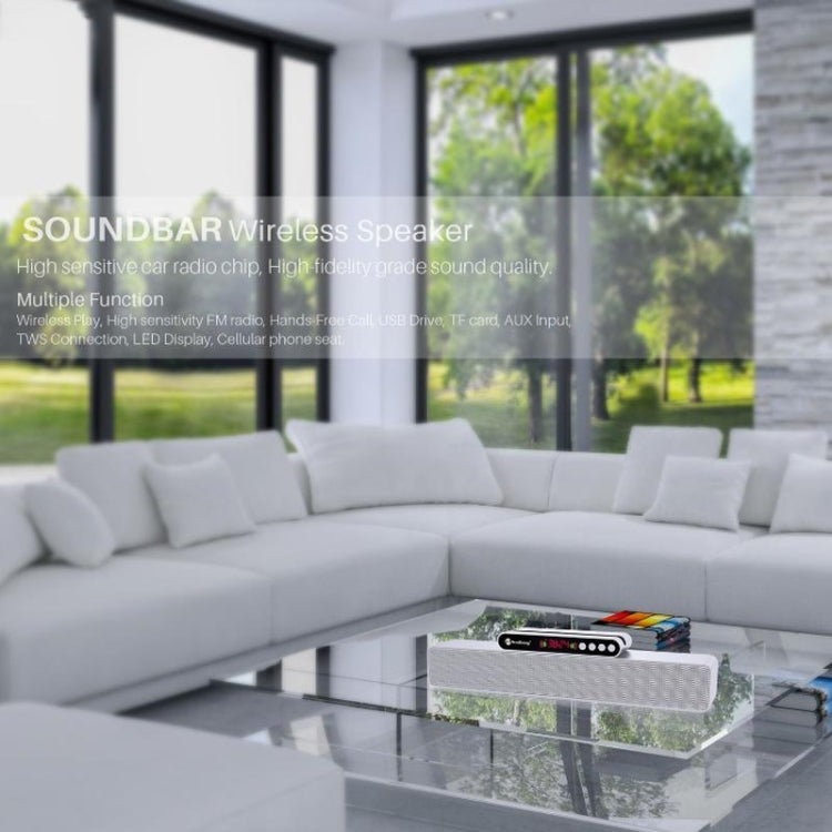 Newrixing NR-5017 LED Bluetooth Portable Speaker TWS Connection Loudspeaker Sound System 10W Stereo Surround Speaker(Rose Gold) - free shipping - PMC Jewellery - Order now!