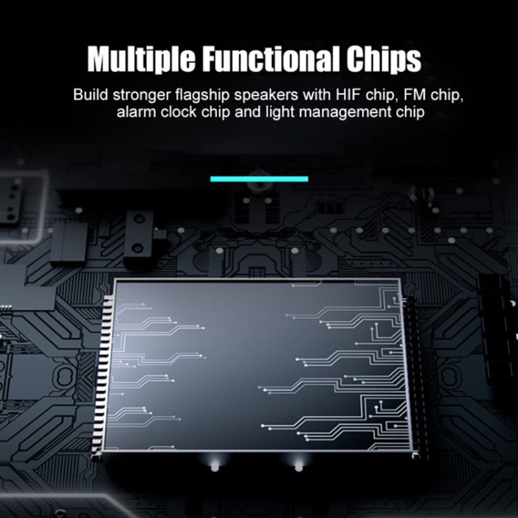 Newrixing NR-5017 LED Bluetooth Portable Speaker TWS Connection Loudspeaker Sound System 10W Stereo Surround Speaker(Rose Gold) - free shipping - PMC Jewellery - Order now!