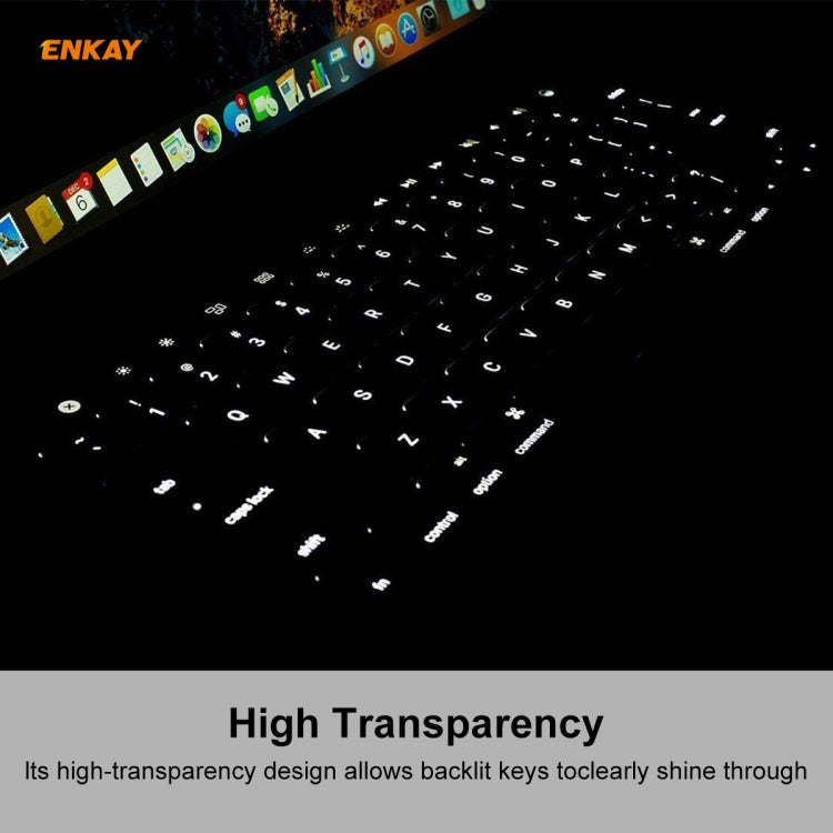 ENKAY TPU Soft Keyboard Protector for MacBook Pro 16 inch A2141 / Pro 13.3 inch A2289 & A2251 & A2338 (2020), US Version - free shipping - PMC Jewellery - Order now!
