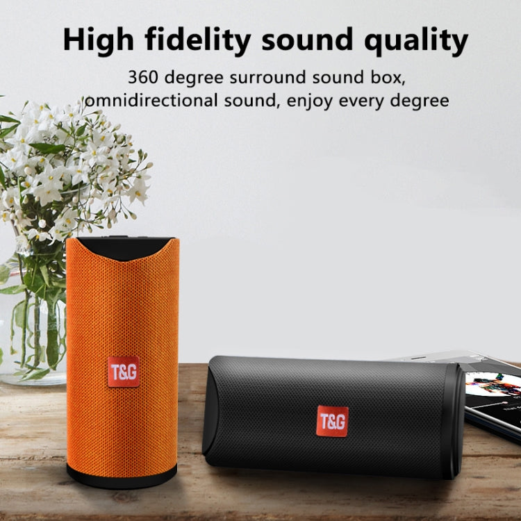 T&G TG113 Portable Bluetooth Speakers Waterproof Stereo Outdoor Loudspeaker MP3 Bass Sound Box with FM Radio(Black) - free shipping - PMC Jewellery - Order now!