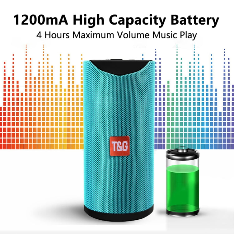 T&G TG113 Portable Bluetooth Speakers Waterproof Stereo Outdoor Loudspeaker MP3 Bass Sound Box with FM Radio(Black) - free shipping - PMC Jewellery - Order now!