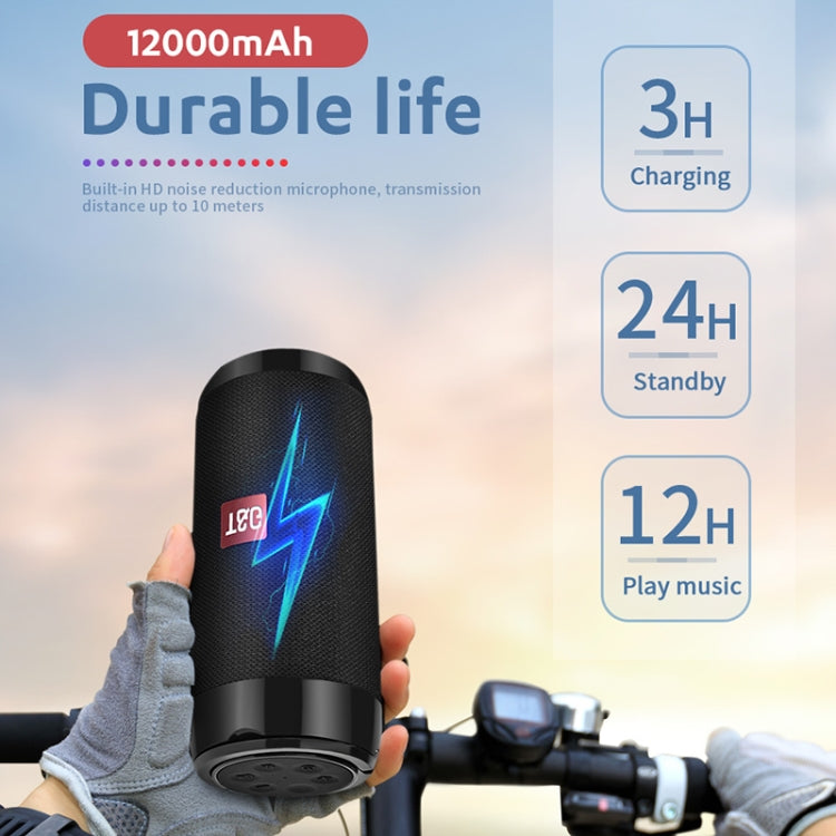 T&G TG113C Column Portable Bluetooth Mini Speaker FM Radio Waterproof Subwoofer Phone Holder Wireless Loundpeakers(Orange+Blue) - free shipping - PMC Jewellery - Order now!
