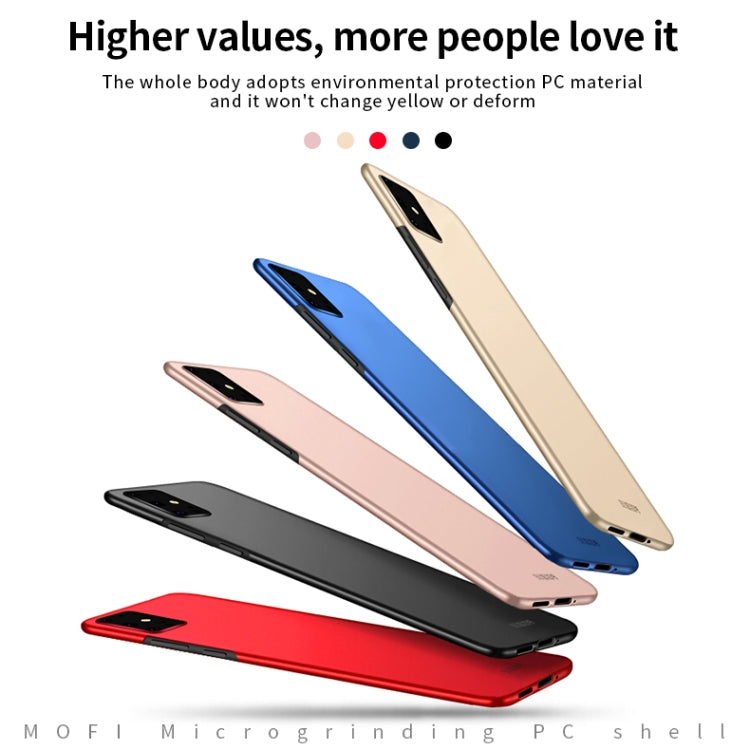 For Galaxy S20+  MOFI Frosted PC Ultra-thin Hard Case(Black) - Galaxy Phone Cases by MOFI | Online Shopping South Africa | PMC TechLife