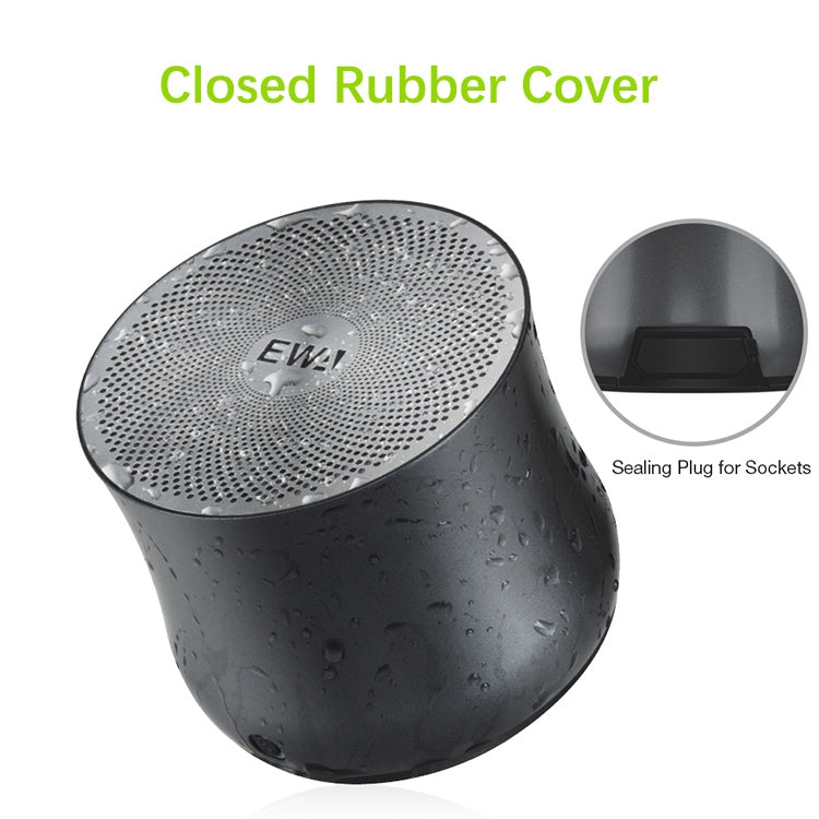 EWA A2 Pro Metal Speaker Outdoor Waterproof Bluetooth Sound Bass Speaker(Blue) - free shipping - PMC Jewellery - Order now!