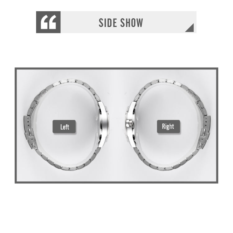 SKMEI 1534 elegant waterproof quartz steel band watch with diamond inlay(Silver Rose Gold) - free shipping - PMC TechLife - Order now!