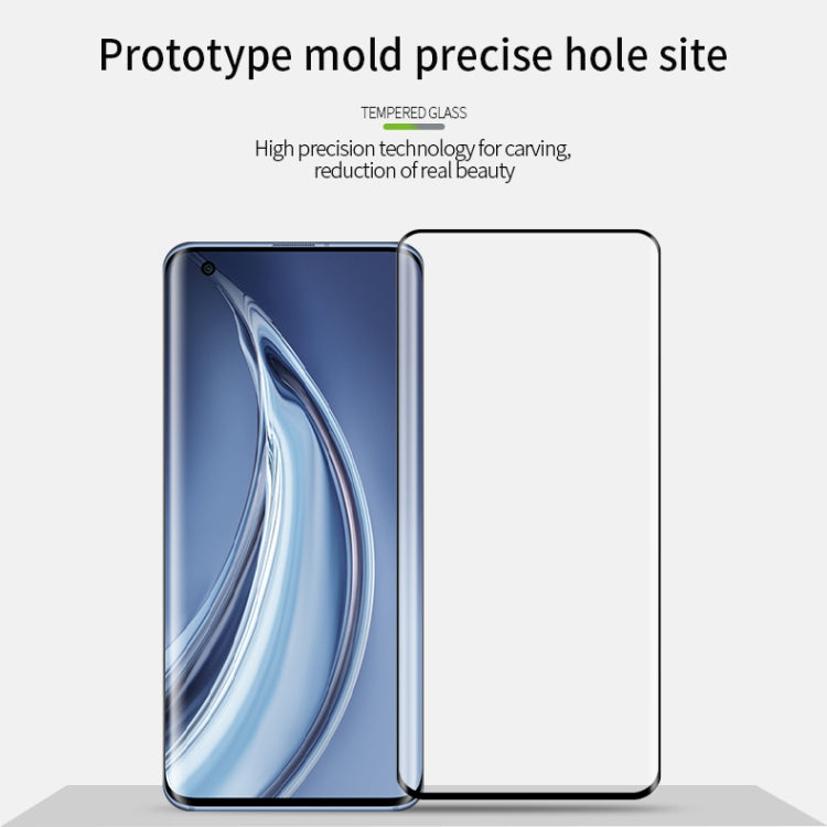 For Xiaomi Mi 10 Pro MOFI 9H 3D Explosion Proof Thermal Bending Full Screen Covered With Tempered Glass Film(Black) - free shipping - PMC TechLife - Order now!
