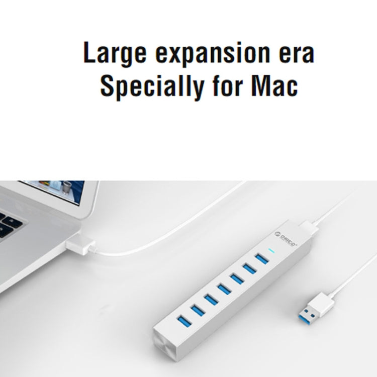 ORICO ASH7-U3 Aluminum Alloy 7 Ports USB 3.0 HUB - free shipping - PMC Jewellery - Order now!