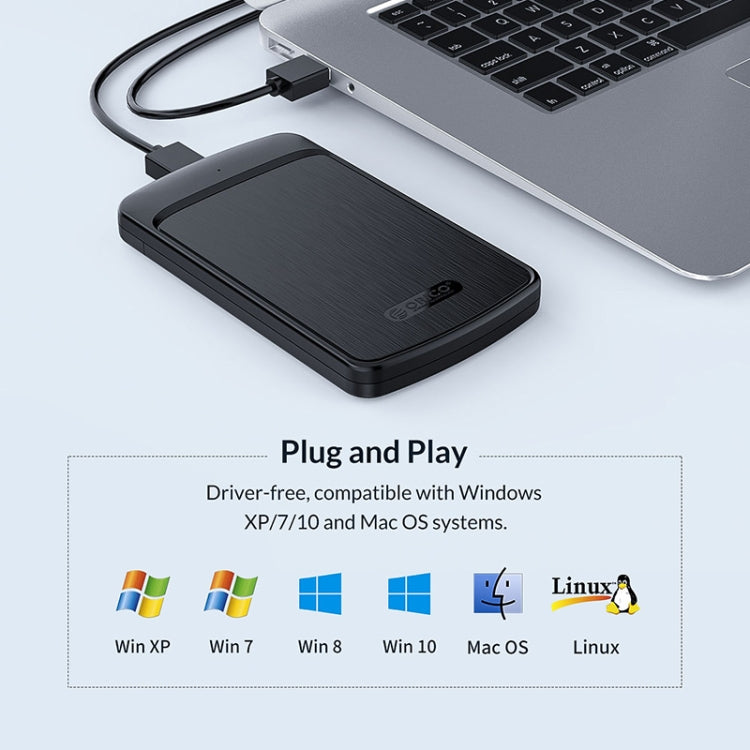 ORICO 2020U3 2.5-Inch Hard Drive Enclosure - HDD Enclosure by ORICO | Online Shopping South Africa | PMC TechLife | Buy Now Pay Later Mobicred