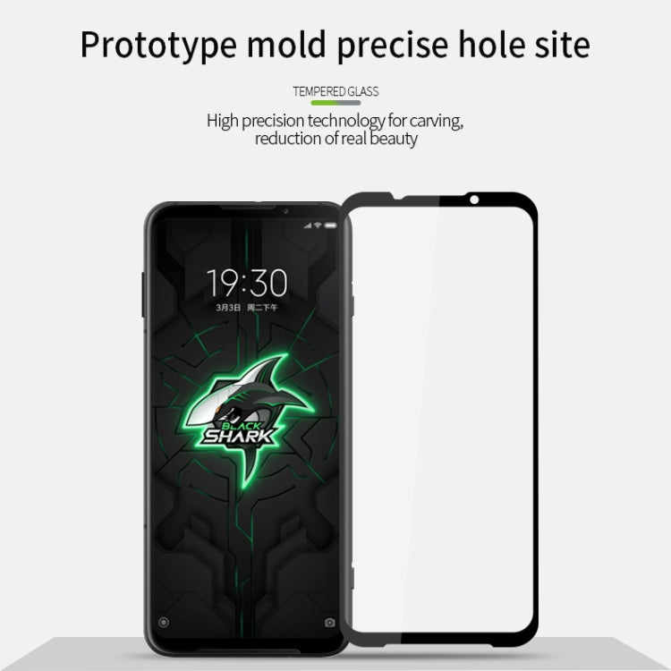 For Xiaomi Black shark3 pro MOFI 9H 2.5D Full Screen Tempered Glass Film(Black) -  by MOFI | Online Shopping South Africa | PMC TechLife