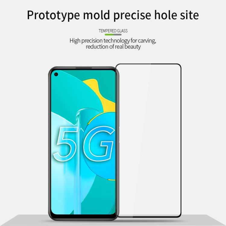 For Huawei Honor 30S 5G MOFI 9H 2.5D Full Screen Tempered Glass Film(Black) - Honor Tempered Glass by MOFI | Online Shopping South Africa | PMC TechLife