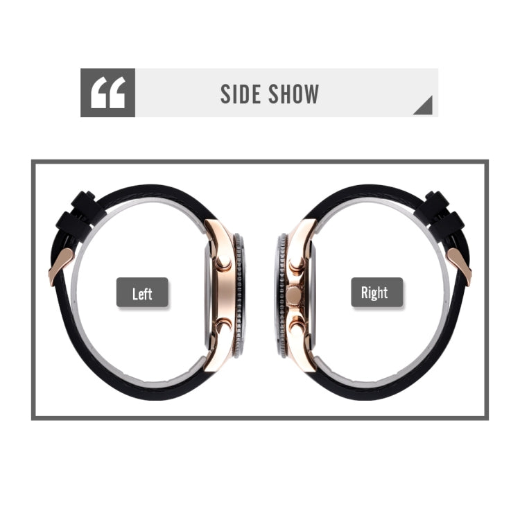 SKMEI 1538 Multi-Function Time Large Dial Steel Belt Men  Casual Sports Electronic Watch(Rose Gold-Silicone Belt) - free shipping - PMC TechLife - Order now!