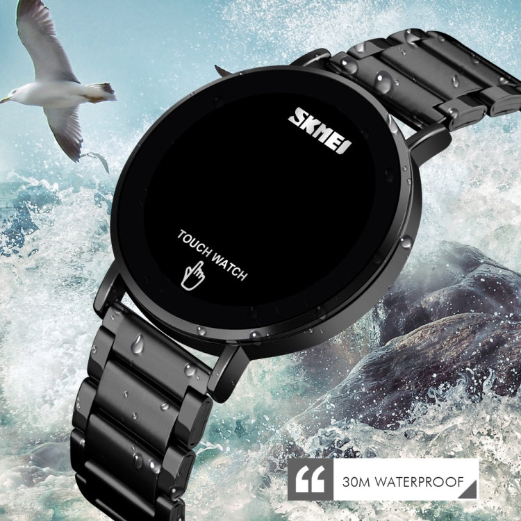 SKMEI 1550 Simple and Stylish LED Touch Screen Men  Watch Waterproof Stainless Steel With Electronic Watch(Rose Gold) - free shipping - PMC TechLife - Order now!