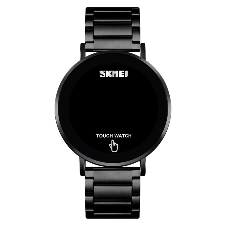 SKMEI 1550 Simple and Stylish LED Touch Screen Men  Watch Waterproof Stainless Steel With Electronic Watch(Black) - free shipping - PMC TechLife - Order now!