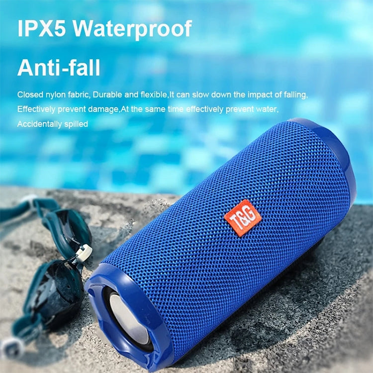 T&G TG191 10W Waterproof Bluetooth Speaker Stereo Double Diaphragm Subwoofer Portable Audio FM Radio(Black) - free shipping - PMC Jewellery - Order now!