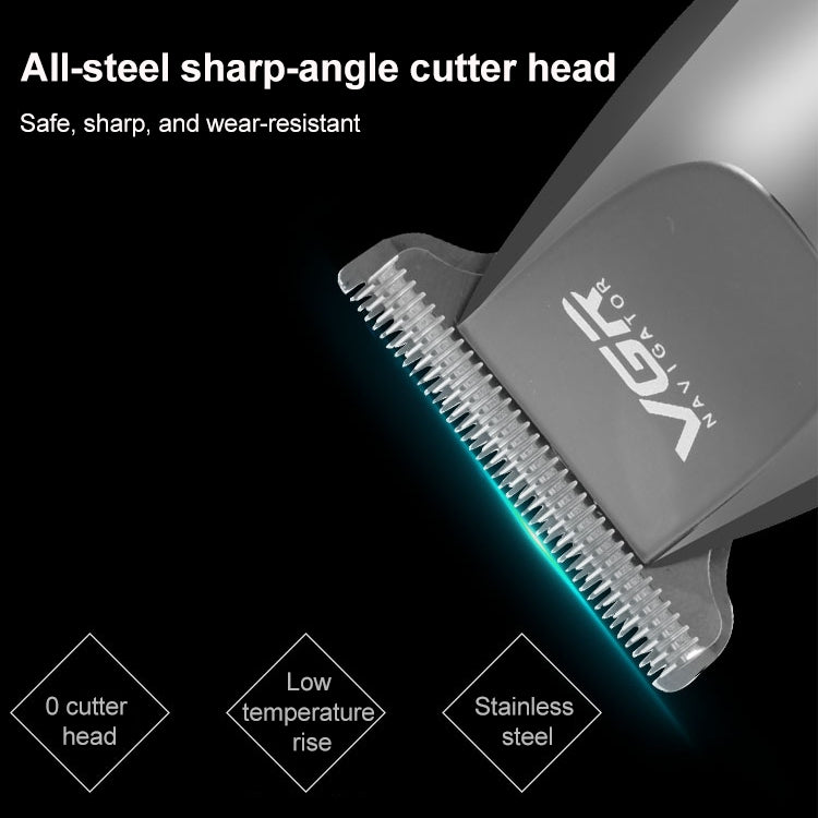 VGR V-030 10W USB Cutter Head Engraving Electric Hair Clipper with 5 Limit Combs - free shipping - PMC TechLife - Order now!