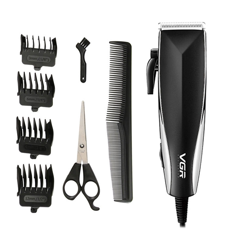 VGR V-033 9W 8 in 1 Electric Hair Clipper with Line, Plug Type: EU Plug - free shipping - PMC TechLife - Order now!