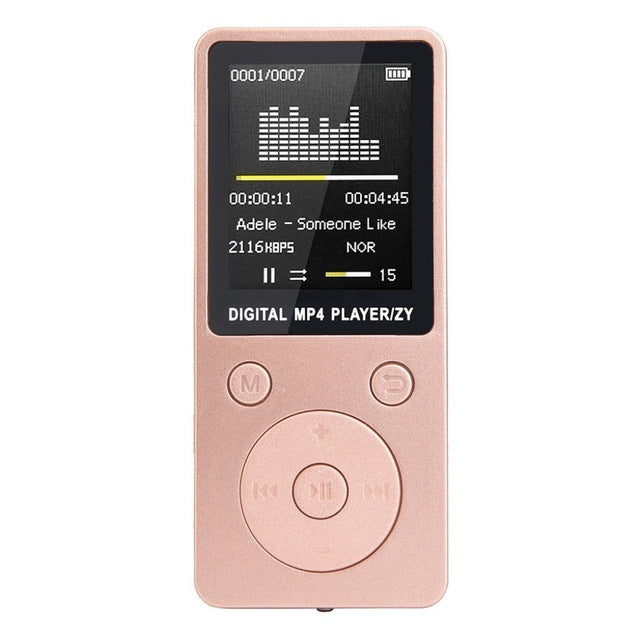 Portable MP4 Lossless Sound Music Player FM Recorder Walkman Player Mini Support Music, Radio, Recording, MP3, TF Card, No Memory(Pink) - MP3 Player by PMC TechLife | Online Shopping South Africa | PMC TechLife | Buy Now Pay Later Mobicred
