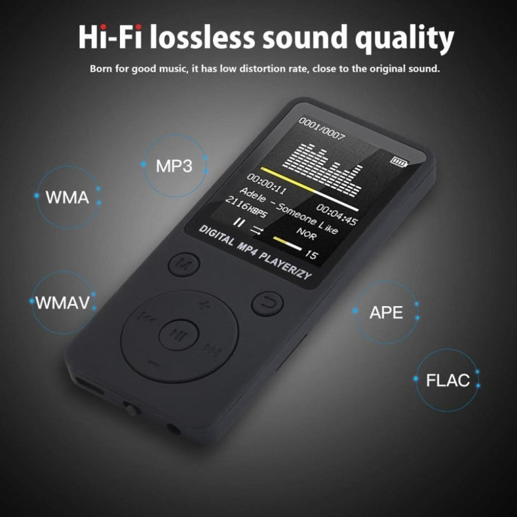 Portable MP4 Lossless Sound Music Player FM Recorder Walkman Player Mini Support Music, Radio, Recording, MP3, TF Card, No Memory(White) - MP3 Player by PMC TechLife | Online Shopping South Africa | PMC TechLife | Buy Now Pay Later Mobicred