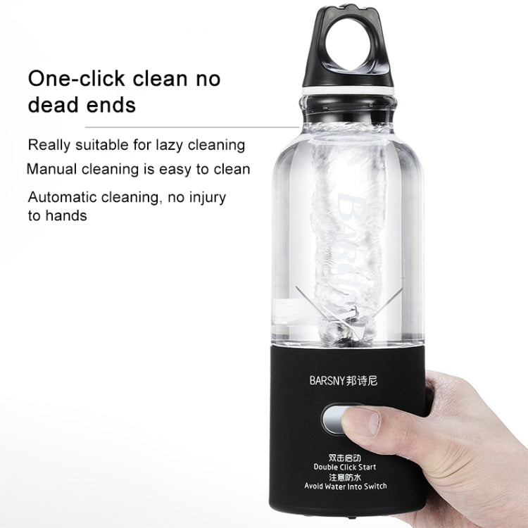 Multifunctional Juicer Rotatory Extractor Cup Portable USB Charge Juicer Blender with 6 Blades(Black) - free shipping - PMC TechLife - Order now!