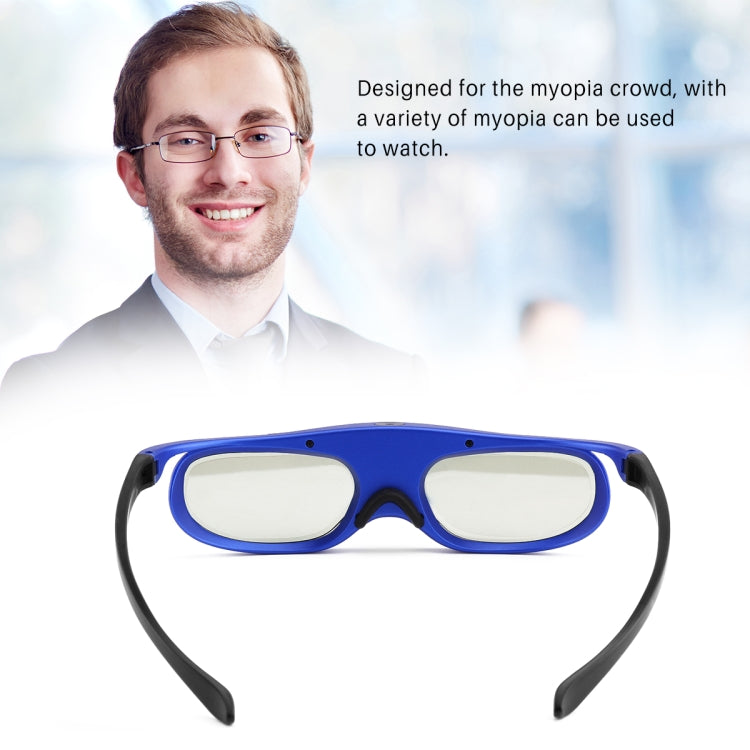 Universal Battery DLP Active Shutter 3D Glasses 96-144Hz For XGIMI Optoma Acer Viewsonic Home Theater Projector 3D TV - VR Headset by PMC TechLife | Online Shopping South Africa | PMC TechLife | Buy Now Pay Later Mobicred