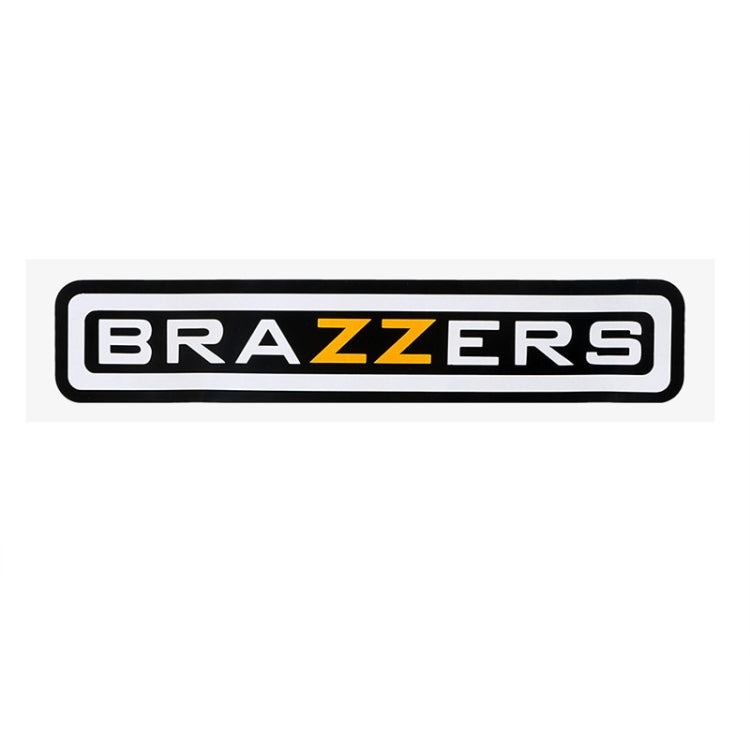 10 PCS  BRAZZERS Car Sticker Auto Decals foe Car Styling, Size: 4.9x22.5cm - Decorative Sticker by PMC TechLife | Online Shopping South Africa | PMC TechLife | Buy Now Pay Later Mobicred