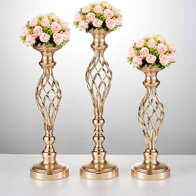 Gold Plated Wrought Iron Candlestick Window Wedding Props Decoration, Size:54cm - Candles & Candle Holders by PMC TechLife | Online Shopping South Africa | PMC TechLife