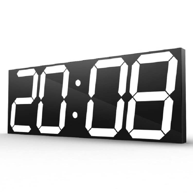 Wall Sticker LED Wall Clock Decorative Clock Creative Acrylic Mirror Clock US Plug, Style:Remote Version Sealed Box(White Font) - Wall Clock by PMc TechLife | Online Shopping South Africa | PMc TechLife | Buy Now Pay Later Mobicred