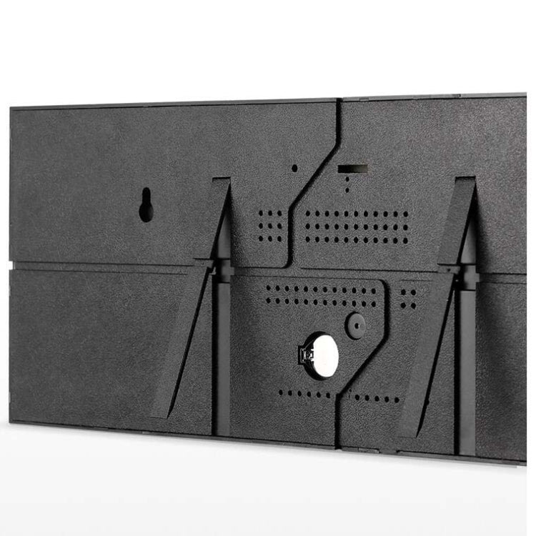 Wall Sticker LED Wall Clock Decorative Clock Creative Acrylic Mirror Clock US Plug, Style:Remote Version Sealed Box(White Font) - Wall Clock by PMc TechLife | Online Shopping South Africa | PMc TechLife | Buy Now Pay Later Mobicred