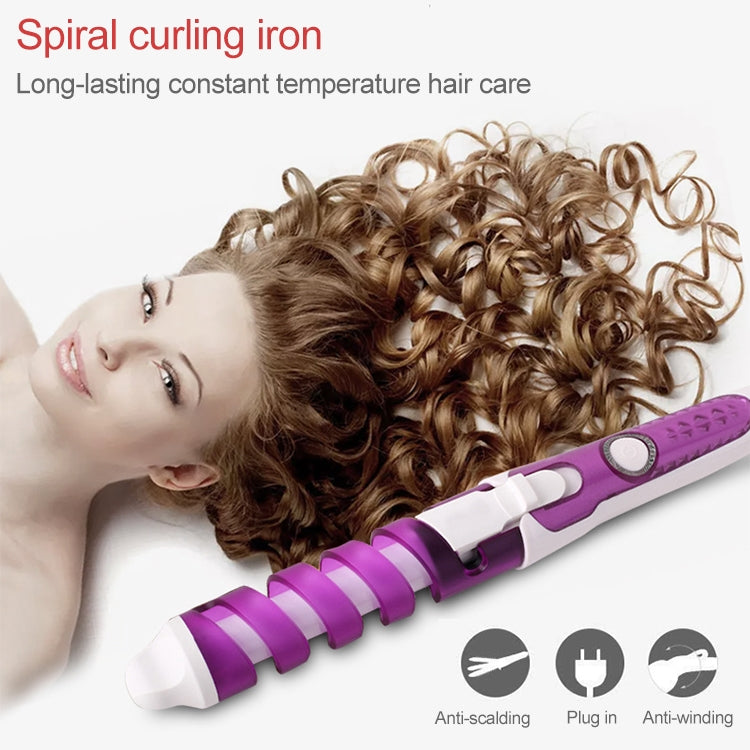 Hair Styling Tool Hair Curler Roller Spiral Curling Iron(Orange) - free shipping - PMC TechLife - Order now!
