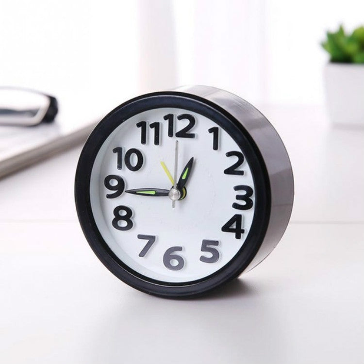 Creative Minimalist Mute Alarm Clock(Round Black) - free shipping - PMc TechLife - Order now!