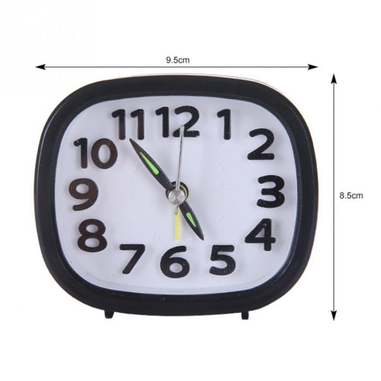 Creative Minimalist Mute Alarm Clock(Round Black) - free shipping - PMc TechLife - Order now!