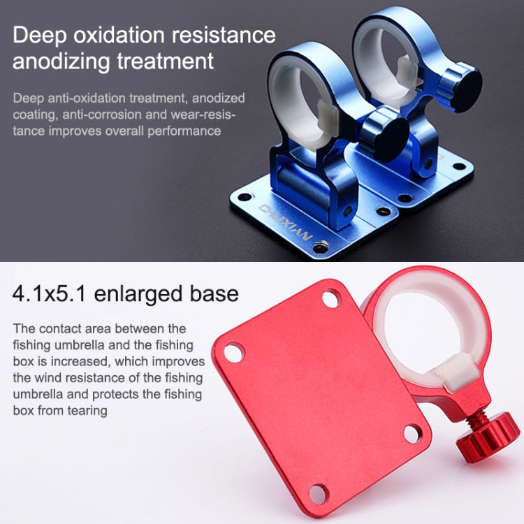 1 Pair Split Umbrella Stand for Folding Umbrella Stand Fishing Box(Red) - free shipping - PMC TechLife - Order now!