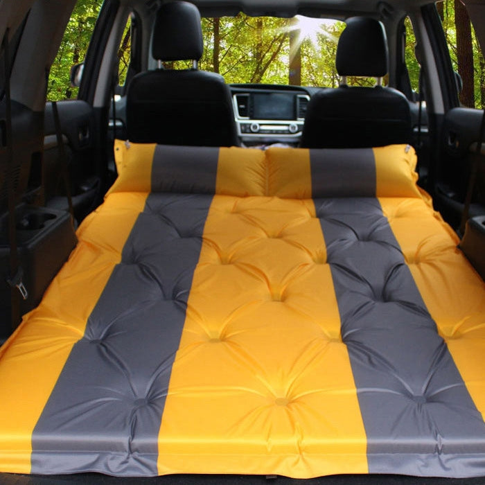 Inflatable Automatic SUV Car Inflatable Bed Travel Car Outdoor Air Mattress Bed Car Auto Sources Bed Travel Bed(Orange) - Seat Accessories by PMC TechLife | Online Shopping South Africa | PMC TechLife | Buy Now Pay Later Mobicred