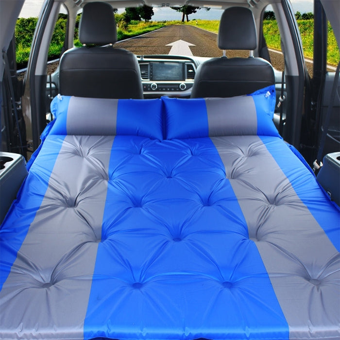 5cm Thick Inflatable Automatic SUV Car Inflatable Bed Travel Car Outdoor Air Mattress Bed Car Auto Sources Bed Travel Bed(Blue) - Seat Accessories by PMC TechLife | Online Shopping South Africa | PMC TechLife | Buy Now Pay Later Mobicred