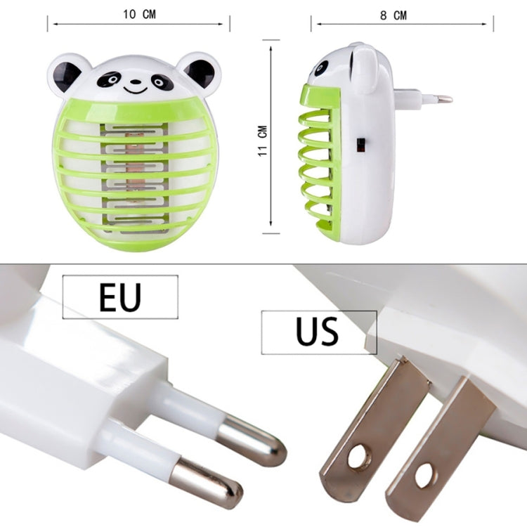 Cute Household Mosquito Killer Lamp LED Light Anti Mosquito Bug Zapper Insect Muggen Killer Night Light Colorful US Plug(Green) - Repellents by PMC TechLife | Online Shopping South Africa | PMC TechLife | Buy Now Pay Later Mobicred