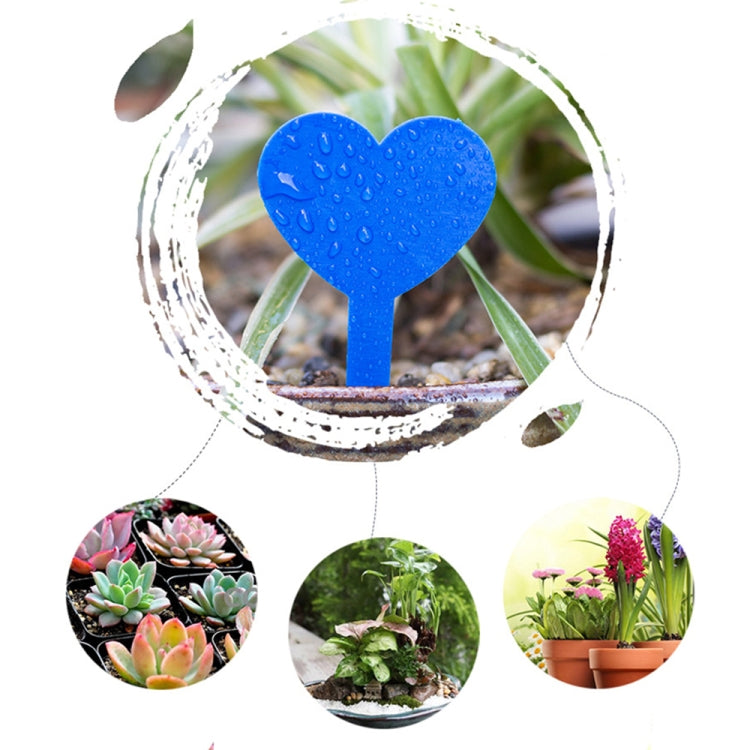 100 PCS Gardening Plant Pot Decoration Love Label Garden Seedling Potted Flower Plant Mark(Blue) - Yard & Garden Decor by PMC TechLife | Online Shopping South Africa | PMC TechLife